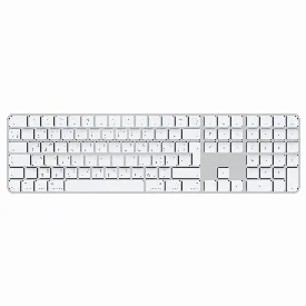 Клавиатура Apple Magic Keyboard with Touch ID and Numeric Keypad USB–C (MXK73RS/A), White, белый